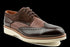 Full Grain Leather Wingtip Derby Dress Sneakers